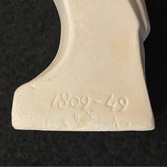 Chopin Bust White 4.25 Inches - Picture 5 of 6